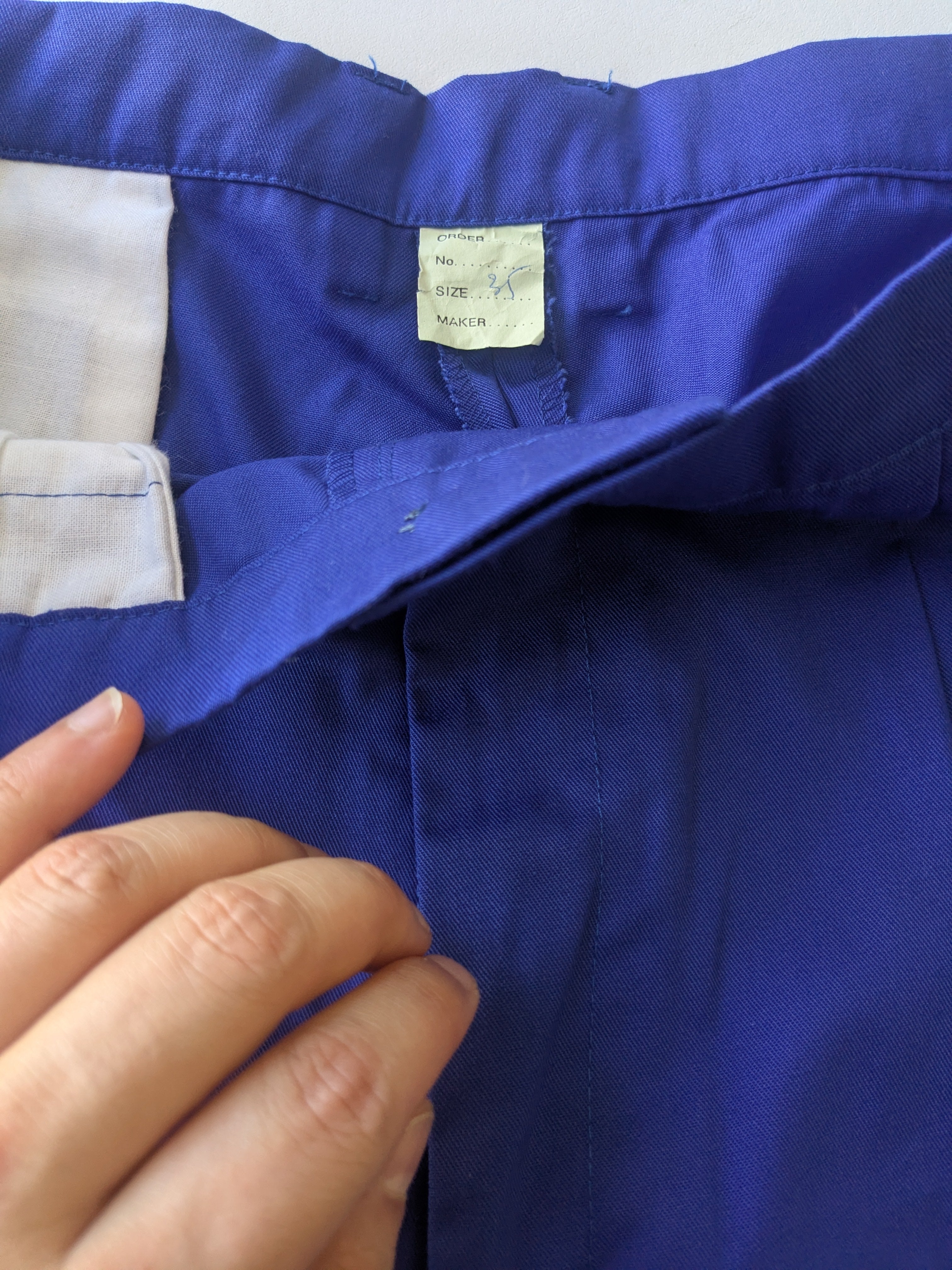 Upcycled shorts with pockets and nautical details